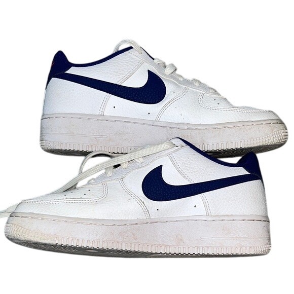 Nike Air Force 1 Low White Navy Red Youth‎ Size 6Y CT3839 101 Sneakers - Picture 3 of 12